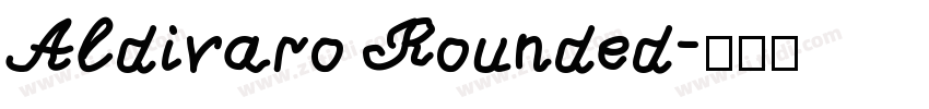 Aldivaro Rounded字体转换